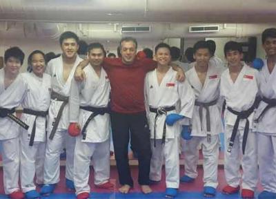 تیم ملی کاراته سنگاپور با نظارت یک ایرانی تمرین کرد